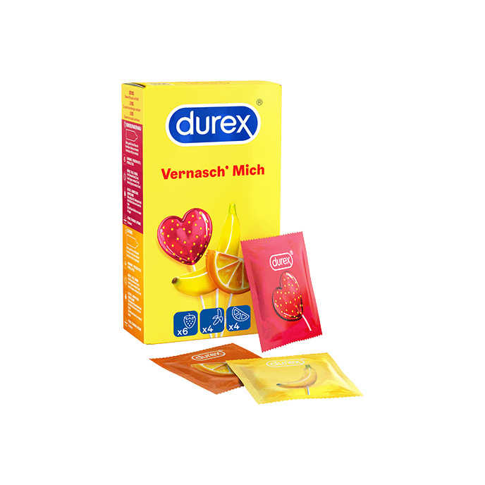 Kondome Durex "Vernasch mich", 53 mm, 10 Stück